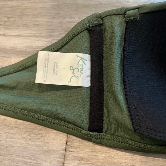 Kona Sol bandeau bikini two piece size L - Picture 4 of 7